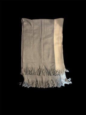 Crate & Barrel Throw Blanket – NWT Gray/Cream